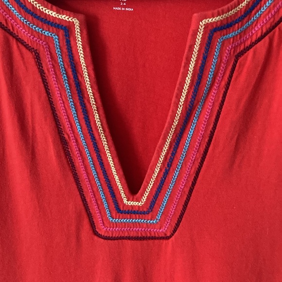 Lands End red dress. XS - Picture 2 of 6